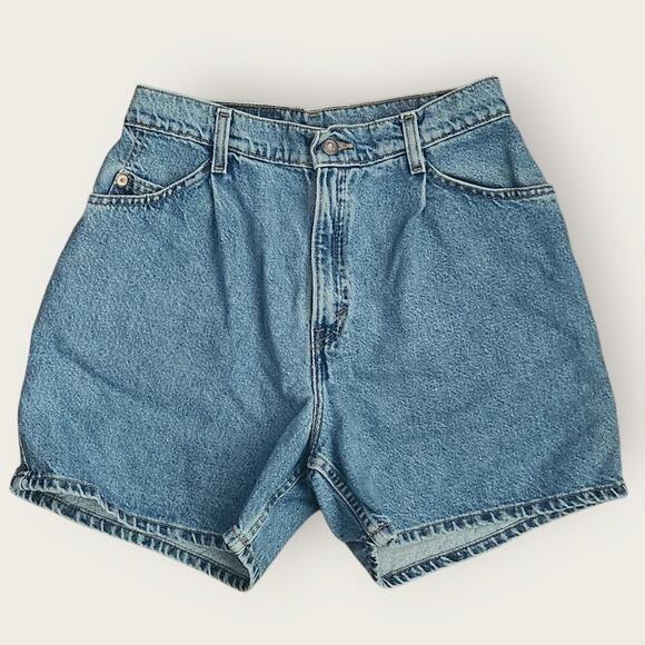 Levi Strauss & Co. Shorts Women's Sz 10 36981 Relaxed Fit Orange Tab 1996 VTG - Picture 1 of 6
